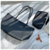 2 Pcs Lady Portable Women Single Shoulder Bag Large Capacity Tote Bag - Image 3