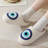 Unisex Casual Cartoon Round Toe Cotton Shoes