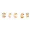 5-piece set of ear clip women's personality simple C-shaped ear bone clip set ear jewelry wholesale - Image 5