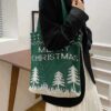 Women'S Fashion Letter Polyester Shopping Bags