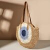 Women'S Medium All Seasons Straw Vintage Style Straw Bag - Image 4