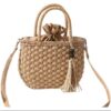 Women'S Medium Spring&Summer Straw Vacation Handbag Straw Bag - Image 3